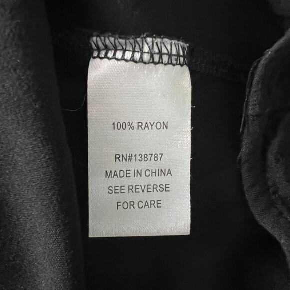 Earl Jeans Embroidered Sequin Top Womens Small Boho Peasant Fairygoth Flowy - Picture 10 of 12